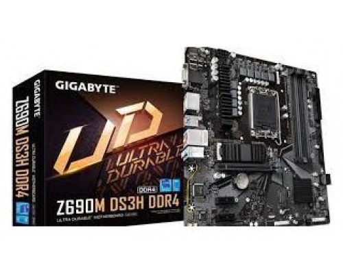 Gigabyte Z690M DS3H DDR4 (rev. 1.0) Intel Z690 LGA 1700 micro ATX